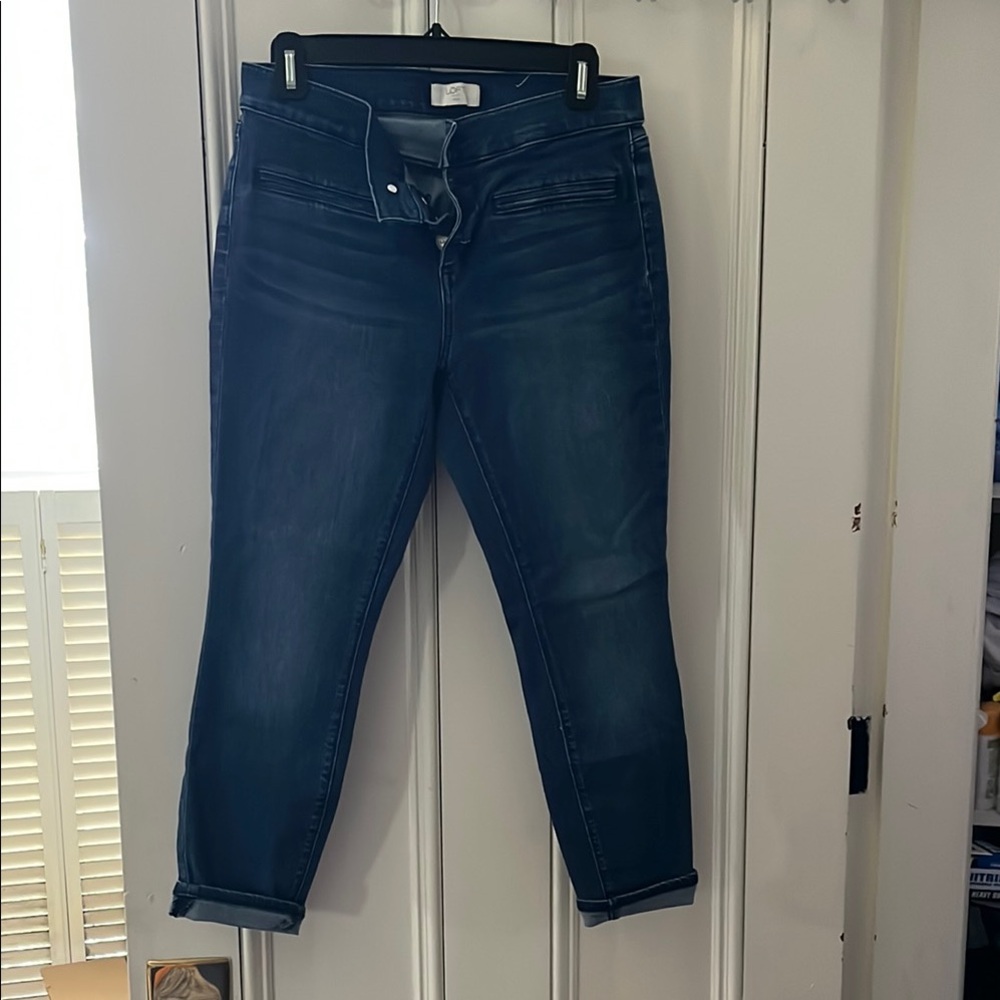LOFT Blue Skinny Jeans Classic Fit Size 6P